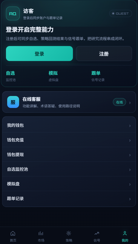 AI量化信号台